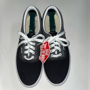 Vans Off The Wall Black Gray Skater Size 11.5 Men’s